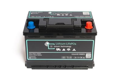 InLium LiFePO4 Akku 12,8V 100Ah inkl. Smart BMS & Bluetooth App