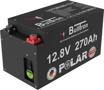 BullTron Polar 270Ah inkl. Smart BMS mit 200A Dauerstrom & Bluetooth App