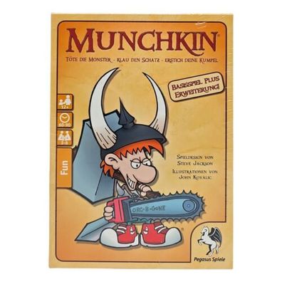 Munchkin Basisspiel + Erweiterung Abartige Axt Pegasus Spiele Kartenspiel Neu