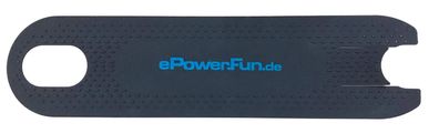 ePowerFun Gummiauflage Trittbrett ePowerFun Logo