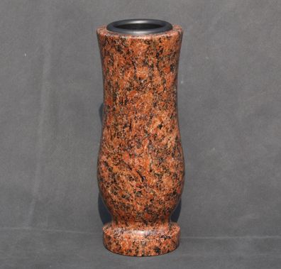 Grabvase aus Vanga Granit Blumenvase Granitvase Vase