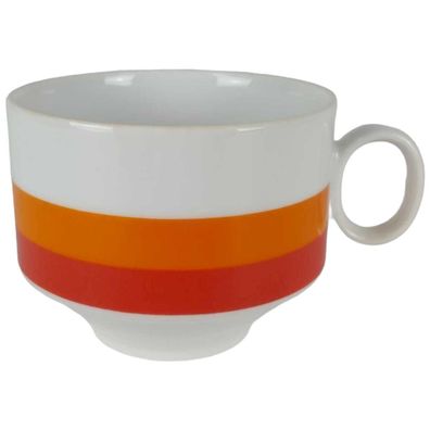 Kaffeetasse 6,3 cm Winterling Marktleuthen Retro Rot-Orange - Zustand: ...