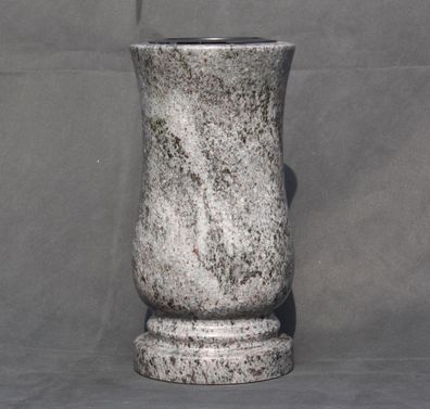 Vase Steinvase Grab-Vase Gartenvase Granitvase aus OrionGranit in Größe XXL