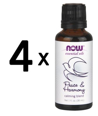 4 x Peace & Harmony Oil Blend - 30 ml.