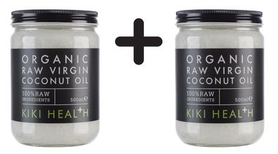 2 x Organic Coconut Oil - 500 ml.