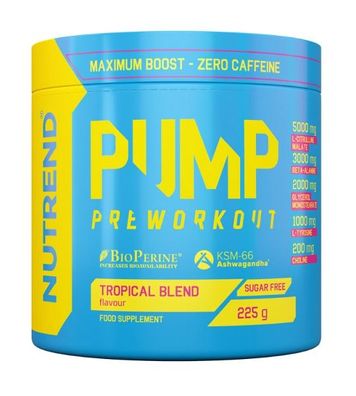 Pump Pre-Workout, Tropical Blend - 225g