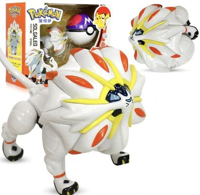 Solgaleo Pokemon Spielzeug Figur mit Pokeball Action-Figuren mit Pokéball