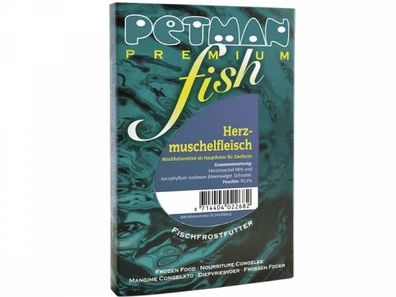 Petman fish Herzmuschelfleisch Fischfutter tiefgekühlt 100 g (Inhalt Paket: 50 Stück)