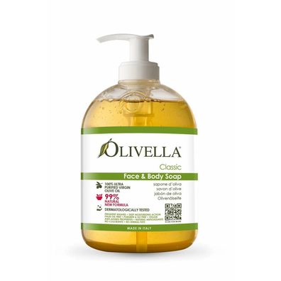 Olivella Classic Gesichts- und Körperseife 500ml