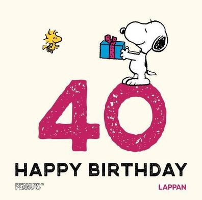 Peanuts Geschenkbuch: Happy Birthday zum 40. Geburtstag, Charles M. Schulz