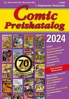 Comic Preiskatalog 2024 HC, Stefan Riedl