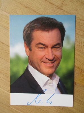 Bayern Ministerpräsident CSU Markus Söder - Autogramm!!!