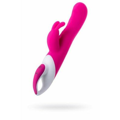 JOS ELLY Klitoris-Stimulator Vibrator, beheizt, Silikon, rosa, 21,5 cm
