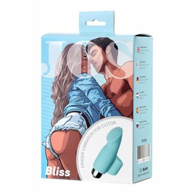 JOS BLISS, Finger-Vibrator für Klitoris-Stimulation, Silikon, mint, 9 cm