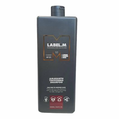 Label.m Professional Amaranth Verdickendes Shampoo 1000 ml