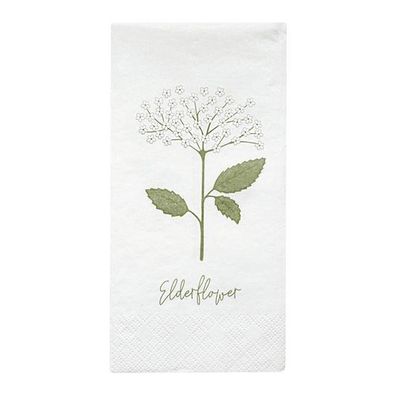 Papierservietten „Elderflower“, 40x40 cm, dekorativ, Ib Laursen, 16 Stück