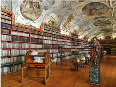 Theologische Halle in der Bibliothek von Strahov, Prag