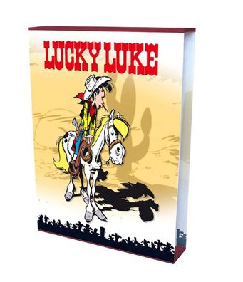 Lucky Luke Sammelbox leer,