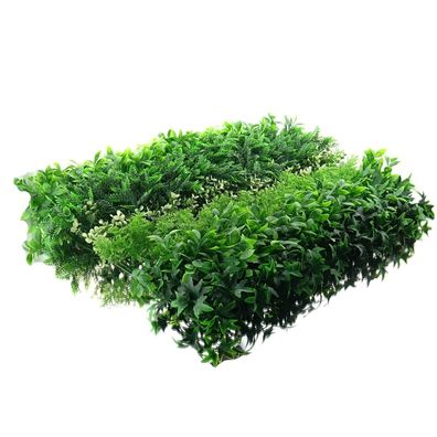 Kaemingk Grünpflanzen Wandpanele Grün mixed 50 x 50 cm - Kunstpflanzen