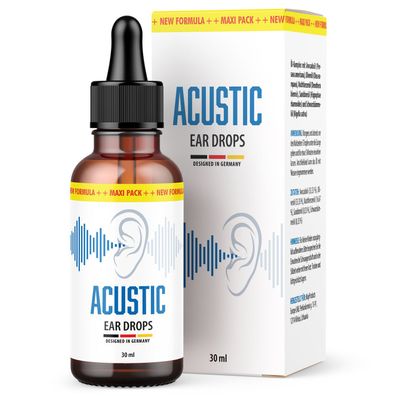 Acustic Ear Drops | sanftes und natürliches Pflegeöl | zur täglichen Anwendung | 30 m