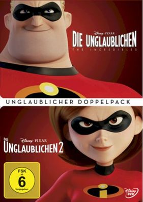 Unglaublichen, Die 1&2 (DVD) Doppelpack Min: / DD5.1/ WS 3Disc - Disney - (DVD
