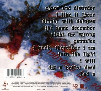 Prince: Chaos And Disorder - - (CD / Titel: H-P)