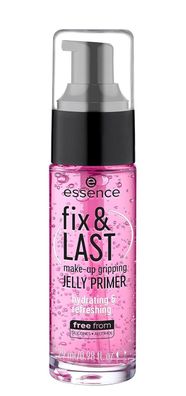 Essence fix & LAST make-up gripping JELLY PRIMER Pink Feuchtigkeitsspendend 29ml
