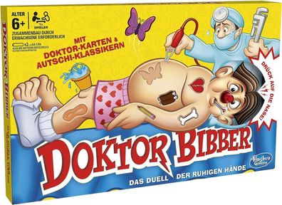 Hasbro B2176398 Dr. Bibber Das Duell Der Ruhigen Hände Familienspiel Spielzeug