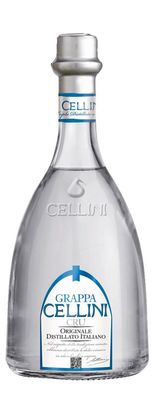 Cellini Cru Grappa - 0,7L 38% vol - blanko Grappa aus Italien