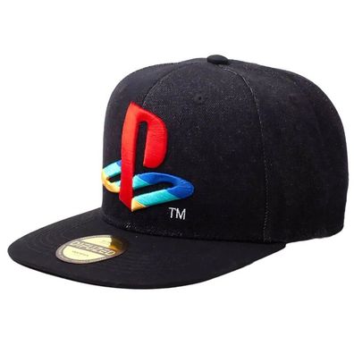 PS Denim Cap - PlayStation Gaming Caps Kappen Mützen Snapback Hats Beanies Capys Hüte