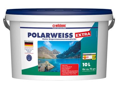 10L Wilckens Polarweiss Extra Innenfarbe Dispersionsfarbe Wandfarbe Farbe