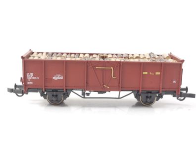 Roco H0 46894 Güterwagen Hochbordwagen mit Holzladung 505 0 031-3 BLS / NEM