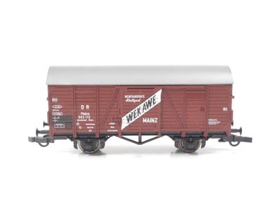 Roco H0 46692 gedeckter Güterwagen "WEKAWE Weintransporte" 593 112 DR / NEM