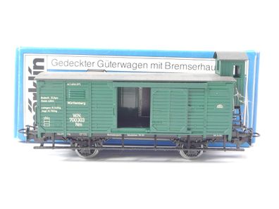 Märklin H0 4679 gedeckter Güterwagen mit Bremserhaus Württemberg 700 303 Nm