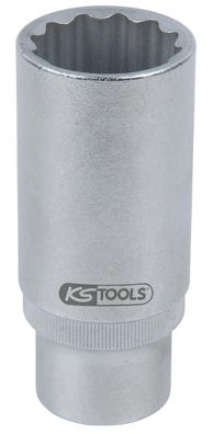 KS TOOLS 1/2" Einspritzdüsen-Stecknuss, 12-kant, 27mm
