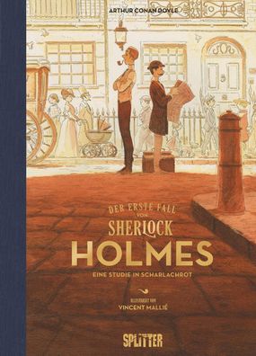 Sherlock Holmes: Eine Studie in Scharlachrot: Illustrierter Roman, Arthur C ...