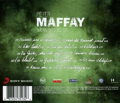 Peter Maffay: Wenn das so ist - RCA - (CD / Titel: H-P)