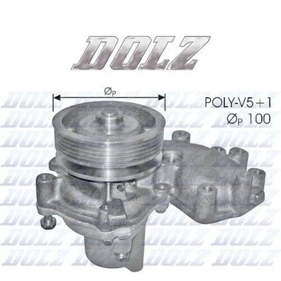 Dolz Wasserpumpe S165 für Fiat Croma 1900 Turbo D i.d. 66 KW VKPA82620 5896813