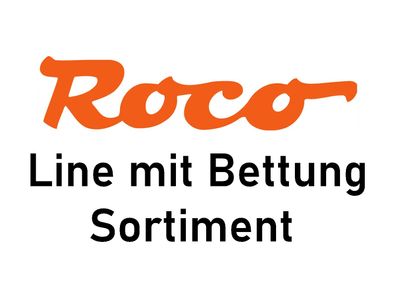 Roco Line H0 Gleis Sortiment mit Bettung | Neuware zum Auswählen
