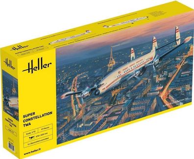 Heller Lockheed Super Constellation TWA in 1:72 1000823910 Bausatz 82391