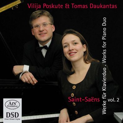 Camille Saint-Saens (1835-1921): Klavierwerke für Klavierduo Vol.2 - - (CD / K)