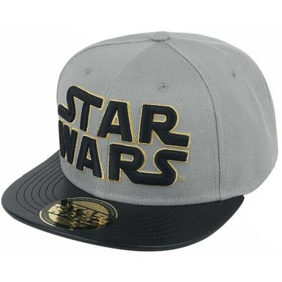 Star Wars Caps Kappen Mützen Hat Star Wars Schwarz-Graue 3D Logo Snapback Cap