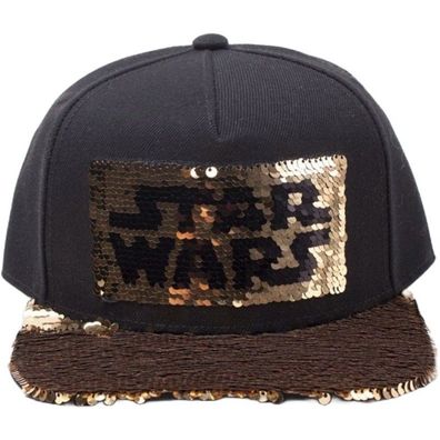 Star Wars Sequins Caps Kappen Mützen Hat Star Wars Snapback Cap mit Pailletten