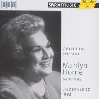 Gioacchino Rossini (1792-1868) - Marilyn Horne - Liederabend 1992 (Schwetzinger ...