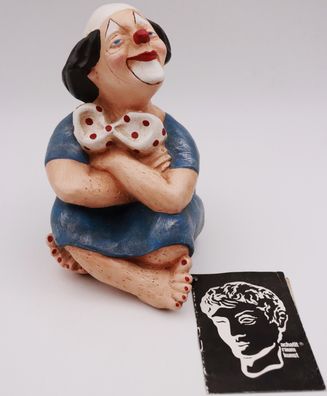 Susanne Juretzek Skulptur Clown 7765 Guss von Achatit Raumkunst #W