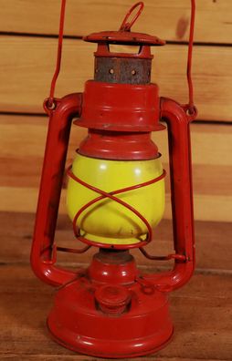 NIER Feuerhand 275 Baby Special Schott Suprax Rot-Gelb W. Germany 25 cm 5#Q