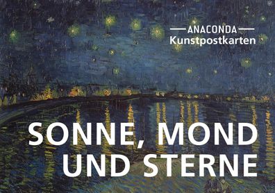 Postkarten-Set Sonne, Mond und Sterne, Anaconda Verlag