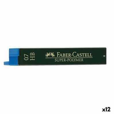 12 FABER-CASTELL SUPER-POLYMER Bleistiftminen HB 0,7 mm