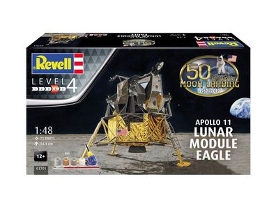 Revell 1:48 3701 Apollo 11 Lunar Module Eagle