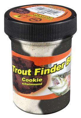 FTM Trout Finder Bait Forellenteig Cookie 50 Gramm schwarz / weiß